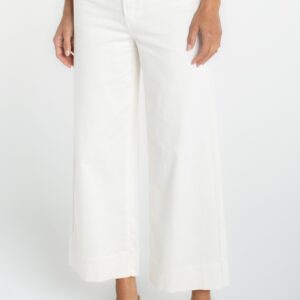 High-Rise Crop Wide Leg with Welts 26" Inseam | Whipped Cream