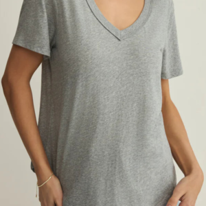 Elara Top | Classic Heather Gray, Pineapple